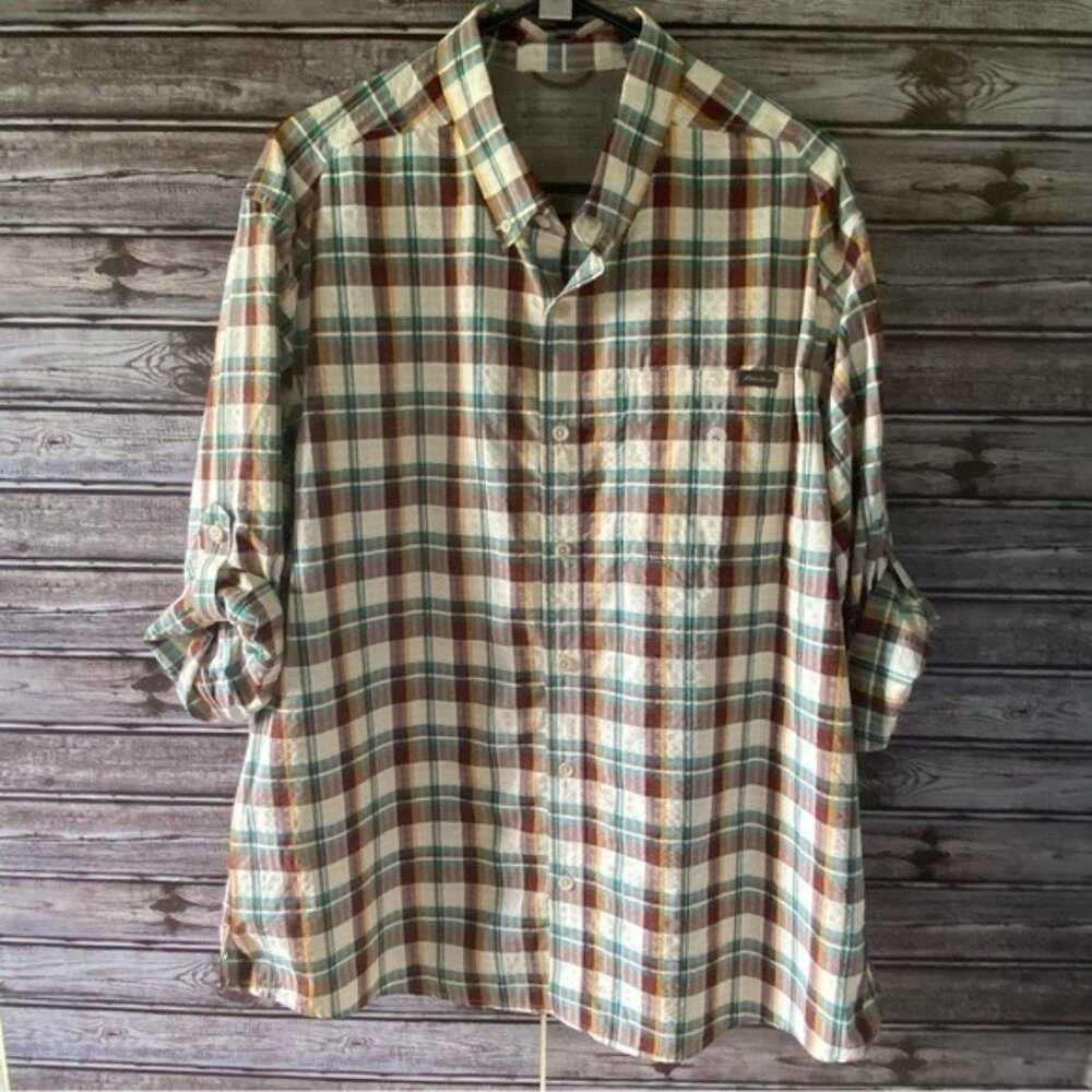 NWOT Eddie Bauer Men's Classic Fit Short-Sleeved Button-Down Shirt Size XL